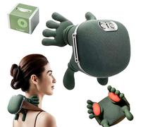 Siaasoo Neck Massager, Siasoo Massager, Massage Master for Shoulder Neck Lower Abdominal Shiatsu Back and Necks Massagers, Deep Tissue 3D Kneading, Relaxes Comfortably (Green)