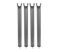 SiaBiced 4-piece Camping Table Legs, Desk Stands, Foldable Cart Poles, Metal Tray, Portable, Essential, Suitable for Camping, Picnics, and As A Stand, Style C