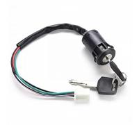 SiaBiced 5x Ignition Switch Assembly with Wiring Harness Cover, Motorcycle Ignition Switch, Black, Vehicle Part, Multi, 3 Pcs
