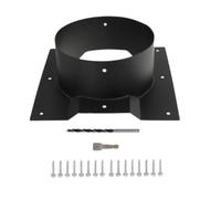 SiaBiced Container Container Adapter Carbon Steel Versatile Ventilation Corrugated Roof Window Vents Chimney Cap Leakproof Suitable for Storage