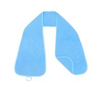 SiaBiced Dining Bib Scarf for Adults, Comfortable Reusable Clothing Protector Suitable for Elderly, Light Blue
