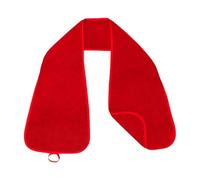SiaBiced Dining Bib Scarf for Adults, Comfortable Reusable Clothing Protector Suitable for Elderly, Red