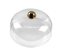 SiaBiced Dome Cover Food Cover Cake Cover Serving Dome with Handle Transparent Cake Dome PP Material for Sweets Desserts Cakes for, Multi, 26cmx10cm