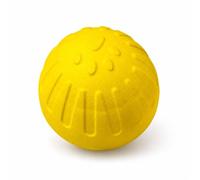 SiaBiced Foam Pet Toy Ball, Resistant, EVA, Yellow Small Solid Ball (7cm) | Sle Ball Included, Interactive , , For Playful Dogs