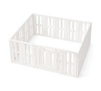 SiaBiced Hdpe Dog Playpen for & Dogs, Indoor pen with Anti-Tip Design, Easy Assembly Dog Pen, 60cm height, 16 panels + 1 door