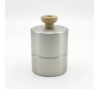 SiaBiced Ice Ball Press &, Sphere Ice Maker for Large Spheres, Manual for & Cocktails, Silver