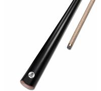 SiaBiced One-Piece Ash Cue with 10mm Tip, for & Billiard Play, Round label lacquer-free small tip cue