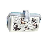 SiaBiced Pencil Bag with Dog Motif, Storage Solution for Markers and Pens, Suitable for Youth, Border Collie Puppy