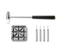 SiaBiced Removal Kit, 6-Piece Watch Repair Tool Kit for Band Adjustment & Sizing, Pin Remover for Bracelets, C-style