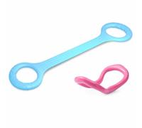 SiaBiced Resistance Bands for Working Out, Figure 8 for Exercise & Arm Workouts, Blue, Figure-eight resistance band + yoga ring