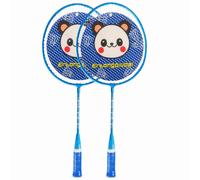 SiaBiced Set for Backyards, Lightweight Carbon Fiber Steel Racket Set, Nylon String Shuttlecocks