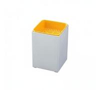 SiaBiced Set of 4 Double-compartment Desktop Tea Containers, Easy to Clean, Ideal for The Office, Multi, 6 Pcs