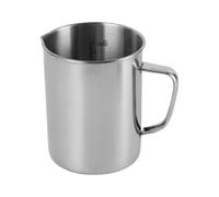 SiaBiced Stainless Steel Measuring Cup Stainless Steel Kettle with Handle and Scale Large Capacity Jug for Coffee Baking Latte Art