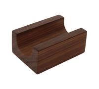 SiaBiced Tacos Holder Sushi Holder Stand Taco Platter Japanese Sushi Rack for Wedding Restaurant, U shape dark wood
