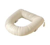 SiaBiced Toilet Seat Riser, Toilet Seat Cushion Adds 3 Inches for People, Beige