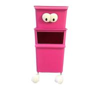 SiaBiced Toy Storage Organizer Stuffed Animal Storage Bookshelf Large Capacity 2 Tier