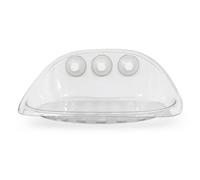 SiaBiced Transparent Cat Window Perch Suction Cup, Firm Attachment - Includes Hammock Bed - For Sunbathing - Rubber Material - Easy to Clean Surface