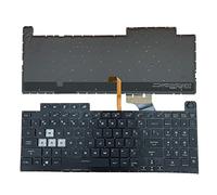 Siakoocty Laptop Replacement US Layout Colorful Backlight Keyboard for Asus ROG Stirx G17 G713 G713QR G713RX G713RS G713RC 2021 Strix G Series 0KNR0-691DUS00 V202926FS1
