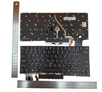 Siakoocty Replacement US with Pointing with Backlight Keyboard for Lenovo ThinkPad X1 Carbon Gen 7th 2019, ThinkPad X1 Carbon Gen 8th 2020 Laptop, ThinkPad X1 Yoga Gen 4 2019 & X1 Yoga Gen 5 2020