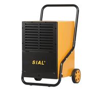 SIAL 50L/Day Refrigerant Dehumidifier for Basement, Garage & Workshop | Auto-Defrost Commercial Unit for Cellars | Portable High-Capacity Model with Timer