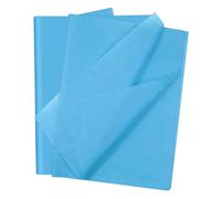 SialPro 20 Multi Coloured Tissue Paper Sheets for Packaging Wrapping Gifts Art and Craft Kite Solid Color Papers for Boxes Bags Floral Birthday Christmas Party Festival Decorative 50x38CM (Sky Blue)