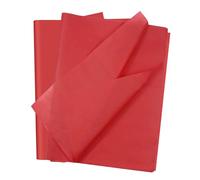 SialPro 20 Multi Coloured Tissue Paper Sheets for Packaging Wrapping Gifts Art and Craft Kite Solid Color Papers for Boxes Bags Floral Birthday Christmas Party Festival Decorative 50x38CM (Red)