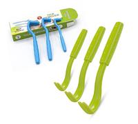SialPro Tick Remover Tools Kit for Dogs, Cats, Horses, Pets and Humans, Set of 3 Tick Hooks, Pain-Free, Chemical-Free (Green)