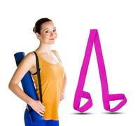 SialPro Yoga Mat Carry Strap Adjustable Loops Exercise Mat Holder Gym Mat Carrier Portable Shoulder Roll Carrying Sling Stretching Straps for all Mat Sizes (Pink)