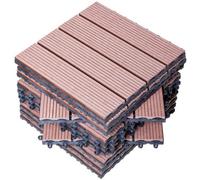 Siam Express Composite Wood Decking Tiles 12 Pack
