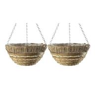 Siam Express Emma Round 12" Hanging Basket 2 Pack