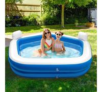Siam Express Large Inflatable Family Lounge Pool With 2 Cupholders