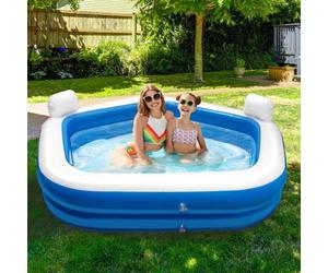 Siam Express Large Inflatable Family Lounge Pool With 2 Cupholders
