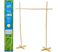 Siam Express Wooden Limbo Frame Set Age 3+, Adjustable Between 77cm & 142cm, Kids and Adults Indoor, Outdoor Garden Game for Family, Multiplayer 3+ Gift