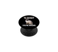 Siamese Cat And I Discussed It Youre Wrong PopSockets Adhesive PopGrip