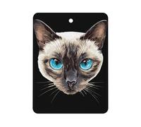 Siamese Cat Car Air Freshener Hanging Fragrance Tablet Interior Home Decor