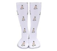 Siamese Cat Funny Knee High Compression Socks Over The Calf Tube Boot Stocking For Men Women
