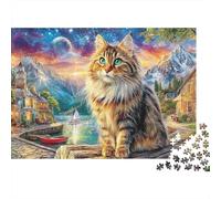 Siamese Cat Garden 1000 Piece Jigsaw Puzzle Highly Playable Puzzle Brainteasing Fun for Adults & Kids 70x50cm/1000pcs
