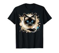 Siamese Cat Graphic Cute Siamese Cat Lover Animal Kitty T-Shirt
