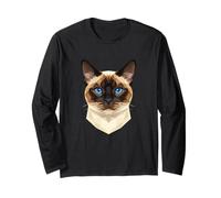 Siamese Cat Kitten Cat Lover Cat Mom Dad Cute Siamese Cats Long Sleeve T-Shirt