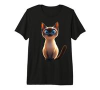 Siamese Cat Kitten Cat Lover Cat Mom Dad Cute Siamese Cats Premium T-Shirt