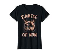 Siamese Cat Mom Funny Siamese Cat T-Shirt