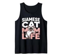 Siamese Cat Mom Life Tank Top