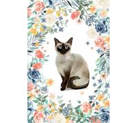 Siamese Cat Notebook - 120-Page Lined Journal for Cat Lovers | Elegant Siamese Design with Original Poem & Breed Story | 6x9" Soft Cover Gift for Writers & Cat Fans: 120 Pages