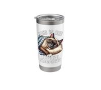 Siamese Cat Pajama for Cat Lover Siamese Cat Stainless Steel Insulated Tumbler