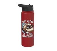 Siamese Cat Pajama for Cat Lover Siamese Cat Stainless Steel Insulated Water Bottle