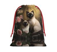 Siamese cat sitting M Patterned Gift Bags - Add a touch of formality to weddings, Christmas, birthdays, and anniversaries - (S - L)