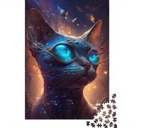 Siamese Cat Unnatural Jigsaw Puzzle 1000 Pieces for Calm Weekends, 52x38cm/1000pcs