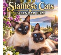 Siamese Cats Calendar 2027: A Year of Elegant Felines, Striking Eyes, and Charming Personalities