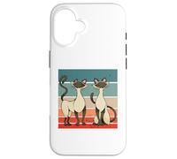 Siamese cats feline elegance cat charm feline Siamese beauty Case for iPhone 16