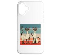 Siamese cats feline elegance cat charm feline Siamese beauty Case for iPhone 16 Plus
